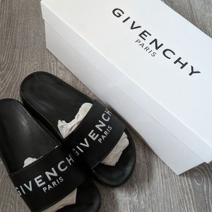 Black Givenchy slides